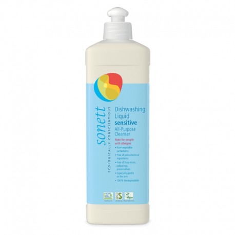 SONETT Tekutý prostředek na nádobí a univerzální čistič - Sensitive 500 ml